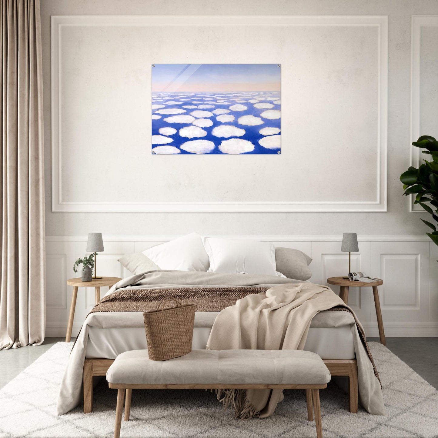 Above the Clouds I - Georgia O'Keeffe Acrylic Print - 70x100 cm / 28x40″ inches