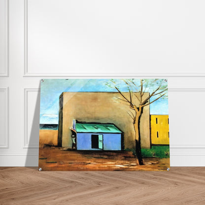 IL BERSAGLIO 1928 - Carlo Carra Acrylic Print - 70x100 cm / 28x40″ inches | Carlo Carra Wall Art | Carlo Carra Prints