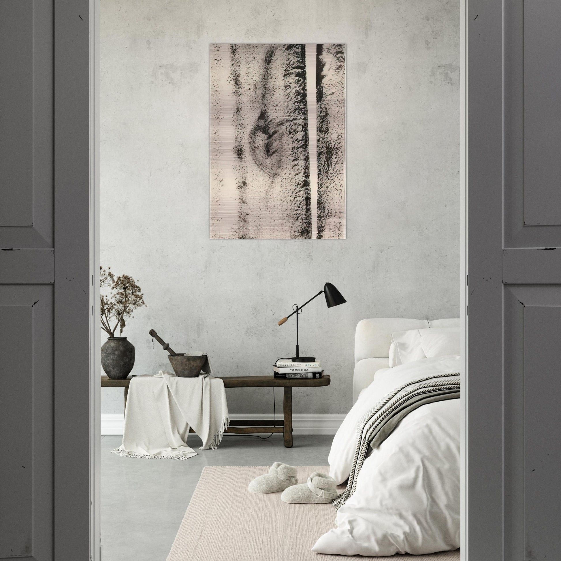 Untitled - Barnett Newman Brushed Aluminum Print - 70x100 cm / 28x40 inches | Barnett Newman Aluminum Print | Barnett Newman Prints