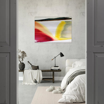 Phenomena Pointed East - Abstract Expressionism, Color Field Painting - Paul Jenkins Brushed Aluminum Print - 70x100 cm / 28x40 inches | Paul Jenkins Aluminum Print | Paul Jenkins Prints