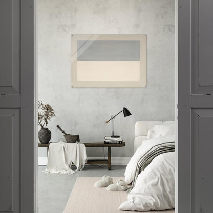 Rain  Study  - Agnes Martin Acrylic Print - 70x100 cm / 28x40″ inches