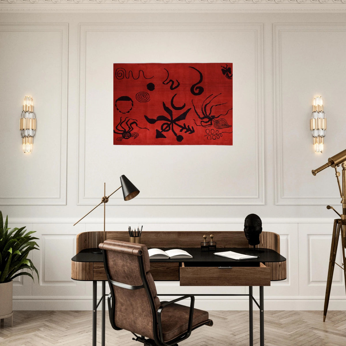 ARAIGNEE 1953 - Alexander Calder Brushed Aluminum Print - 70x100 cm / 28x40 inches | Alexander Calder Aluminum Print | Alexander Calder Prints