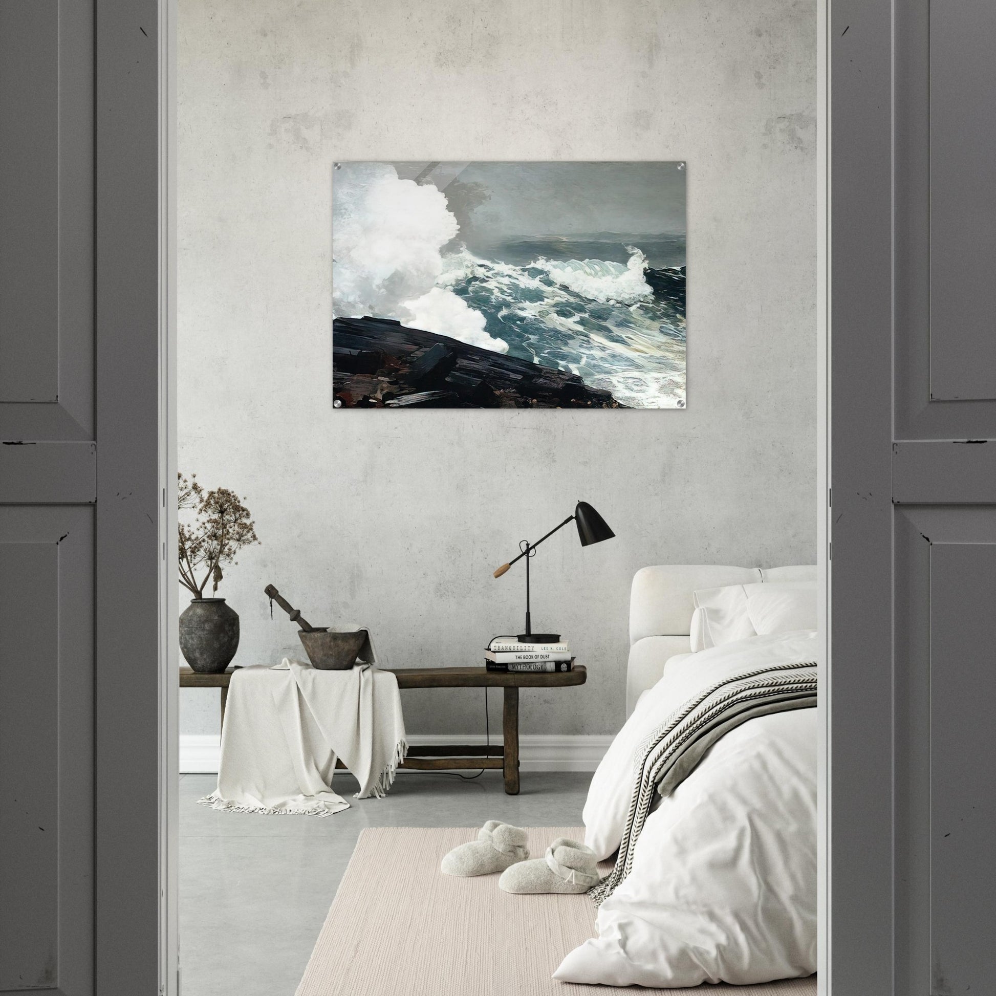 NORTHEASTER - Winslow Homer Acrylic Print - 70x100 cm / 28x40″ inches | Winslow Homer Wall Art | Winslow Homer Prints
