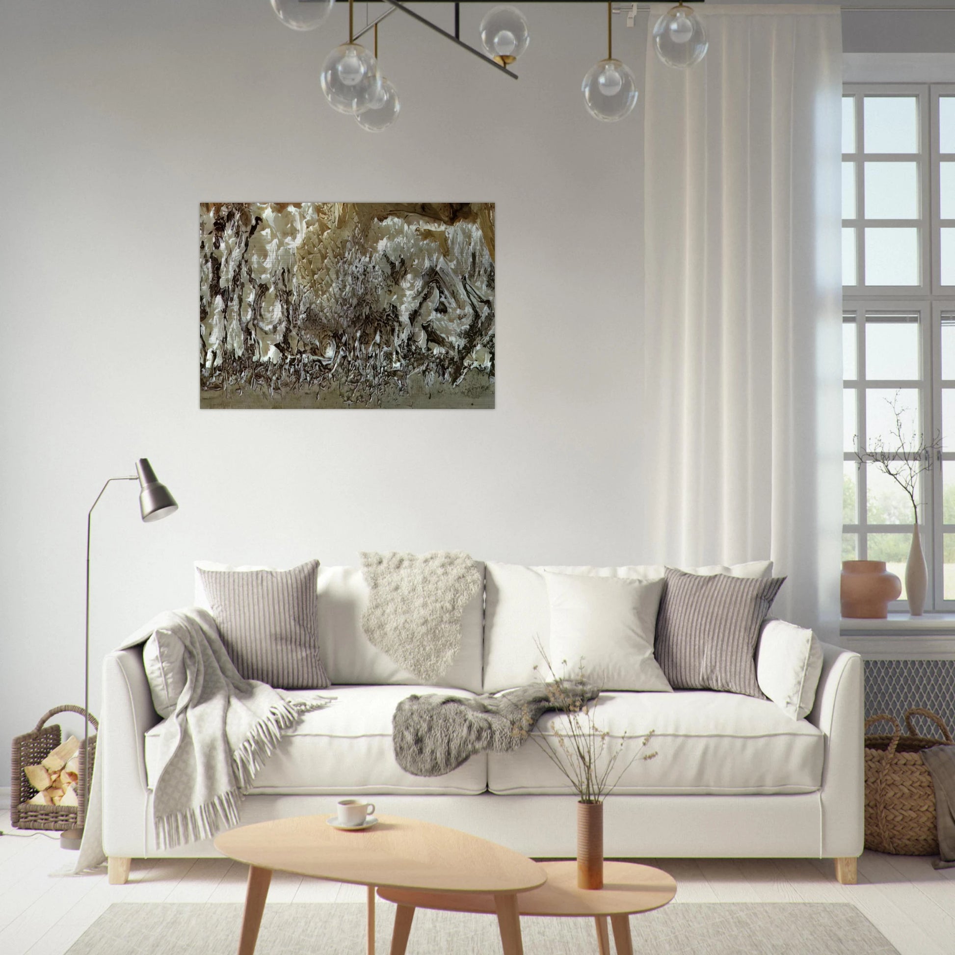 ARABS THE DEATH OF RAIMUNDUS LULLUS - Salvador Dali Brushed Aluminum Print - 70x100 cm / 28x40 inches | Salvador Dali Aluminum Print | Salvador Dali Prints