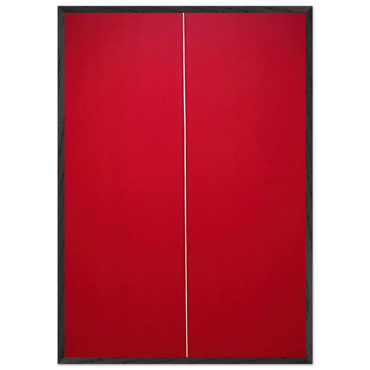 Be I - Barnett Newman 70x100 cm / 28x40 inches Framed Art Print – Black Wooden Frame