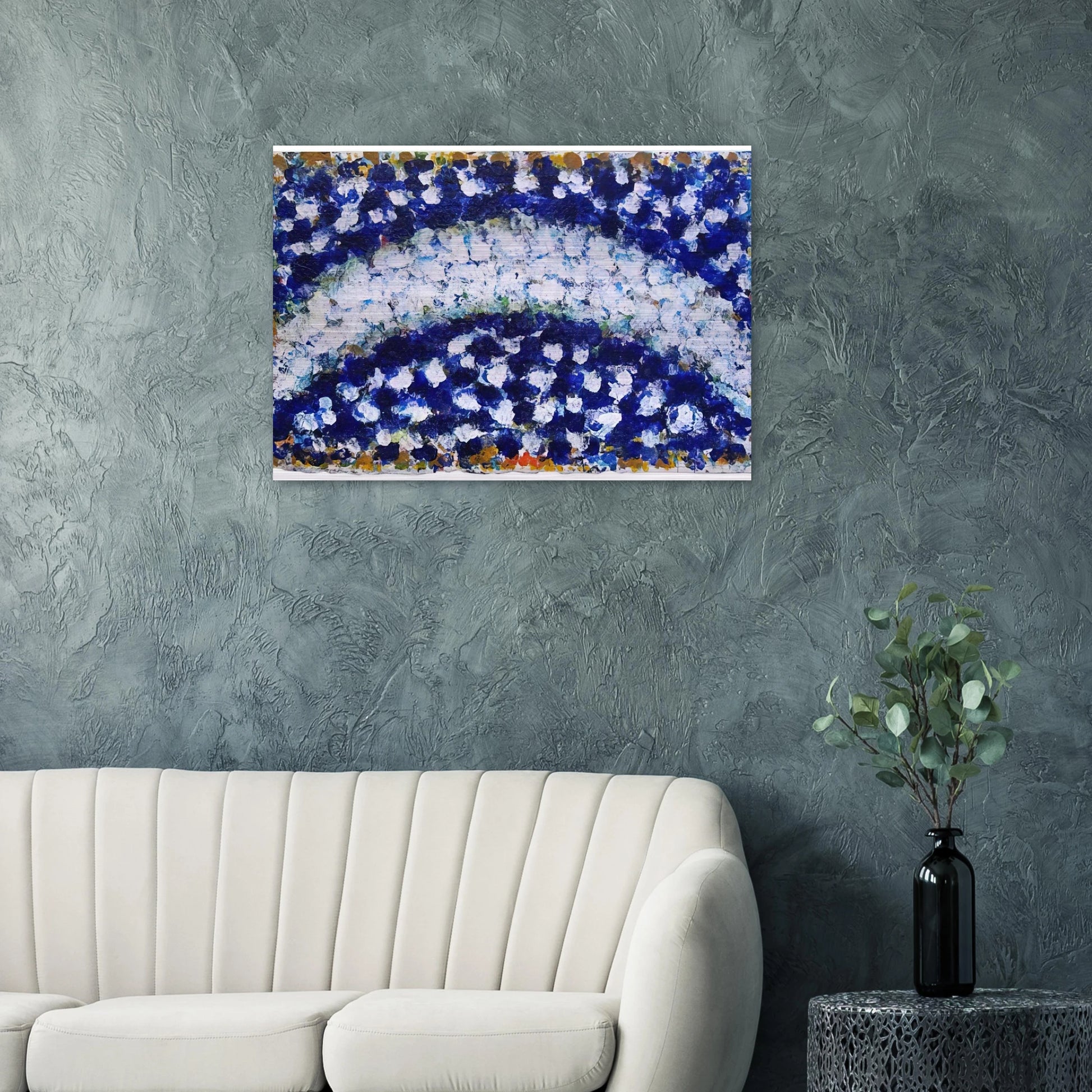 Intensive Crescent - 1985 - Richard Pousette-Dart Brushed Aluminum Print - 70x100 cm / 28x40 inches | Richard Pousette-Dart Aluminum Print | Richard Pousette-Dart Prints