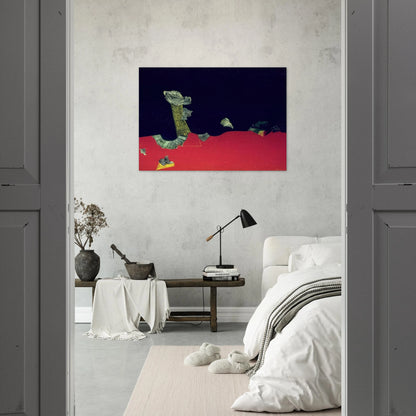 Landscape with shells - Max Ernst Brushed Aluminum Print - 70x100 cm / 28x40 inches | Max Ernst Aluminum Print | Max Ernst Prints