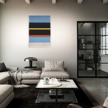 Boats in Sanary Harbor - Ellsworth Kelly Brushed Aluminum Print - 70x100 cm / 28x40 inches | Ellsworth Kelly Aluminum Print | Ellsworth Kelly Prints