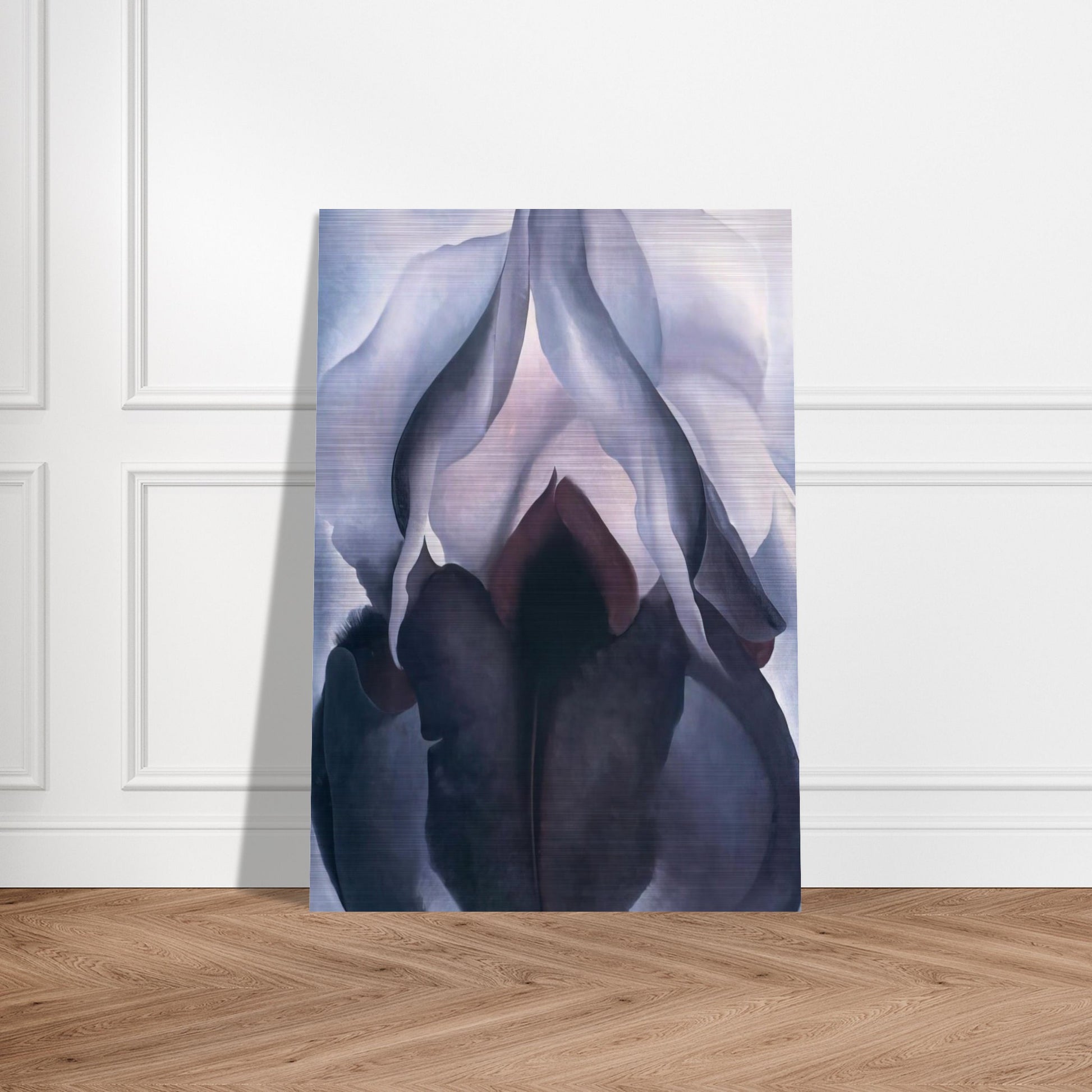 Black Iris III - Georgia O'Keeffe Brushed Aluminum Print - 70x100 cm / 28x40 inches | Georgia O'Keeffe Aluminum Print | Georgia O'Keeffe Prints