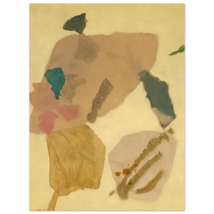 Kenzo Okada - Lemon Yellow - 1950  75x100 cm / 30x40inches Fine Art Poster