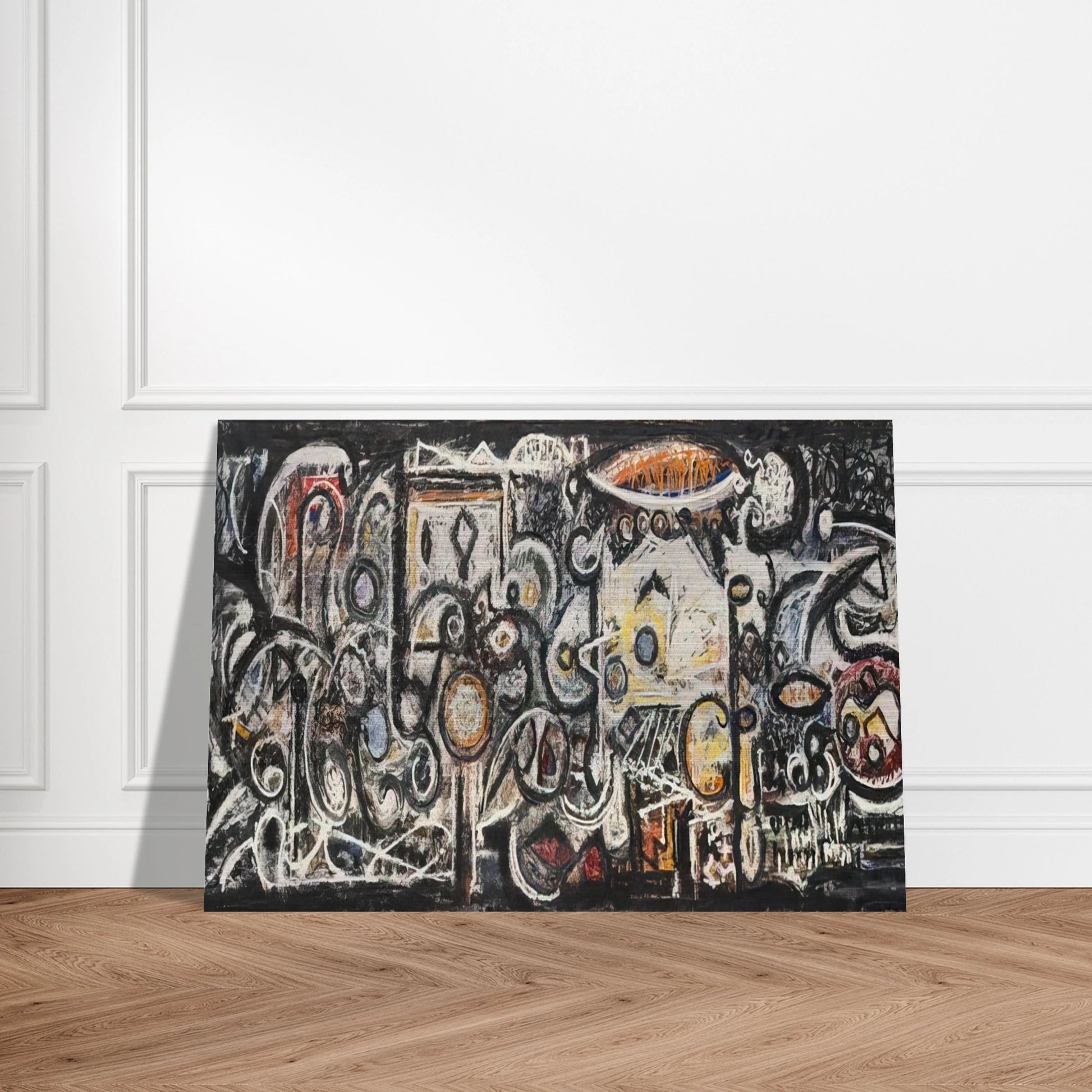 Fugue Number 2 - Richard Pousette-Dart Brushed Aluminum Print - 70x100 cm / 28x40 inches | Richard Pousette-Dart Aluminum Print | Richard Pousette-Dart Prints