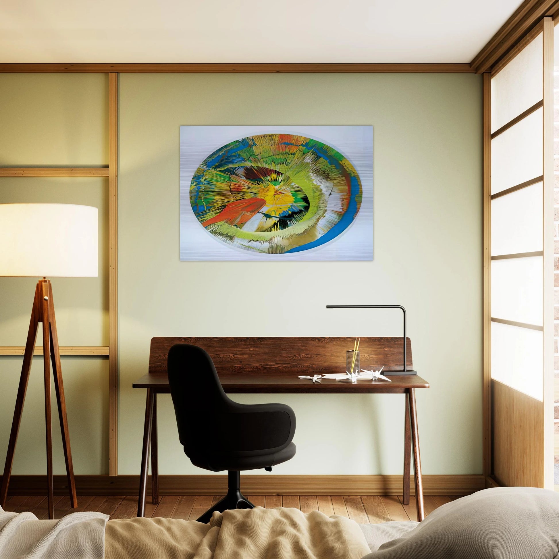 BEAUTIFUL REVOLVING SPHINCTER - Damien Hirst Brushed Aluminum Print - 70x100 cm / 28x40 inches | Damien Hirst Aluminum Print | Damien Hirst Prints