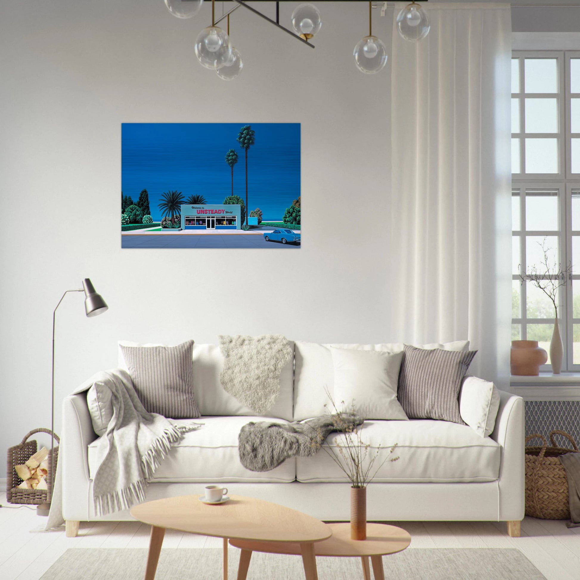Unsteady World - Hiroshi Nagai Brushed Aluminum Print - 70x100 cm / 28x40 inches | Hiroshi Nagai Aluminum Print | Hiroshi Nagai Prints