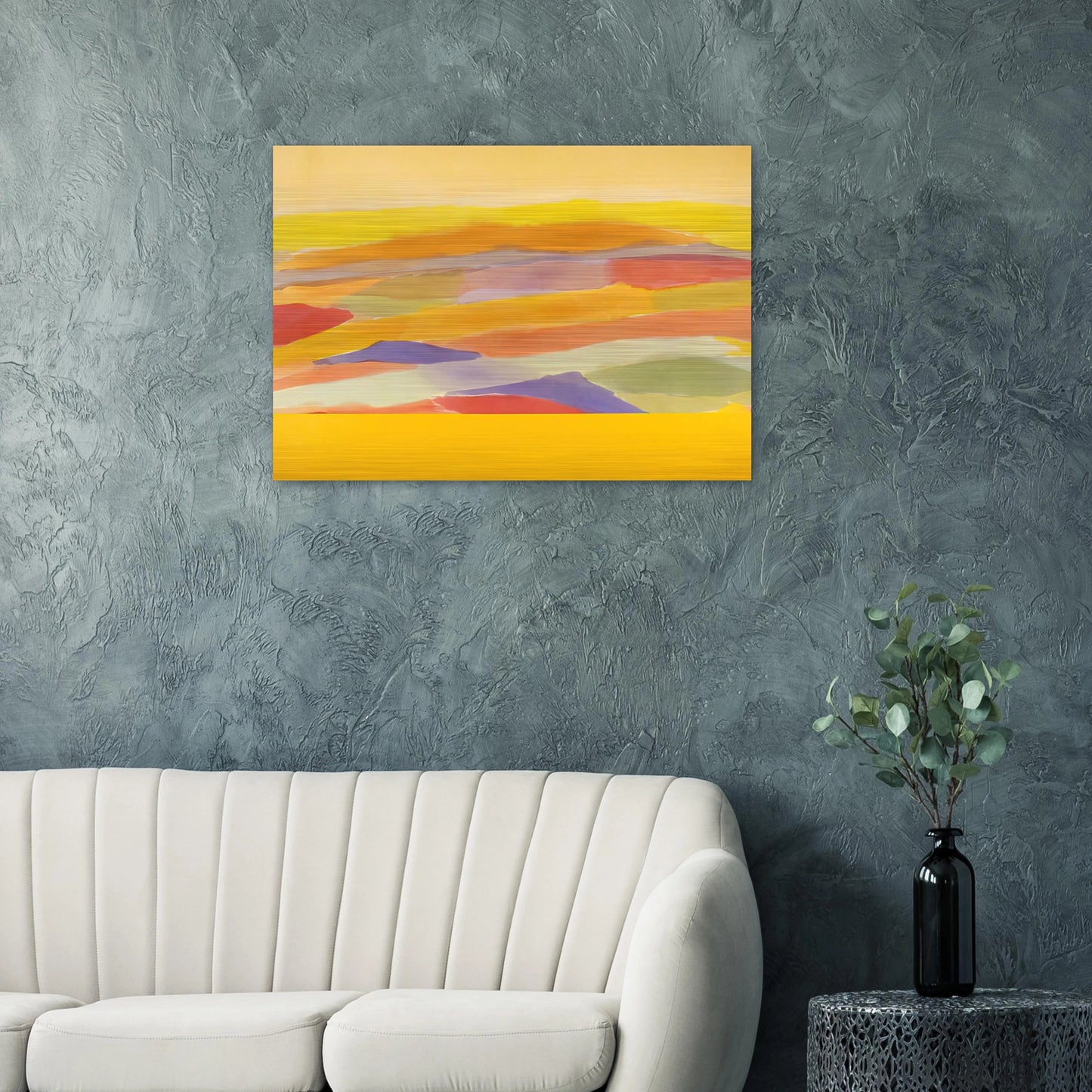 Revelation - 1979 - Ronnie Landfield Brushed Aluminum Print - 70x100 cm / 28x40 inches | Ronnie Landfield Aluminum Print | Ronnie Landfield Prints
