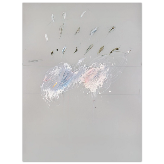 Cy Twombly - Nine Discourses on Commodus, Part VI  75x100 cm / 30x40inches Fine Art Poster