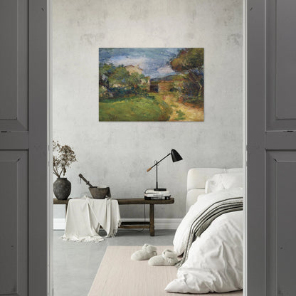PETIT PAYSAGE CORSE 1898 - Henri Matisse Brushed Aluminum Print - 70x100 cm / 28x40 inches | Henri Matisse Aluminum Print | Henri Matisse Prints