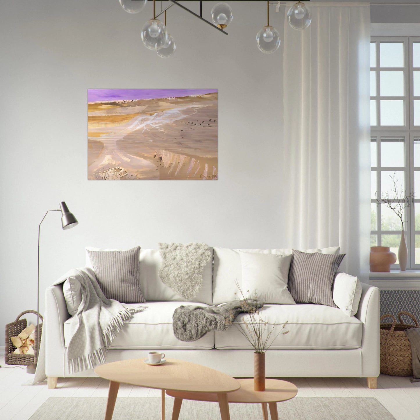 Desert - 1989 - Mary Fedden Brushed Aluminum Print - 70x100 cm / 28x40 inches | Mary Fedden Aluminum Print | Mary Fedden Prints