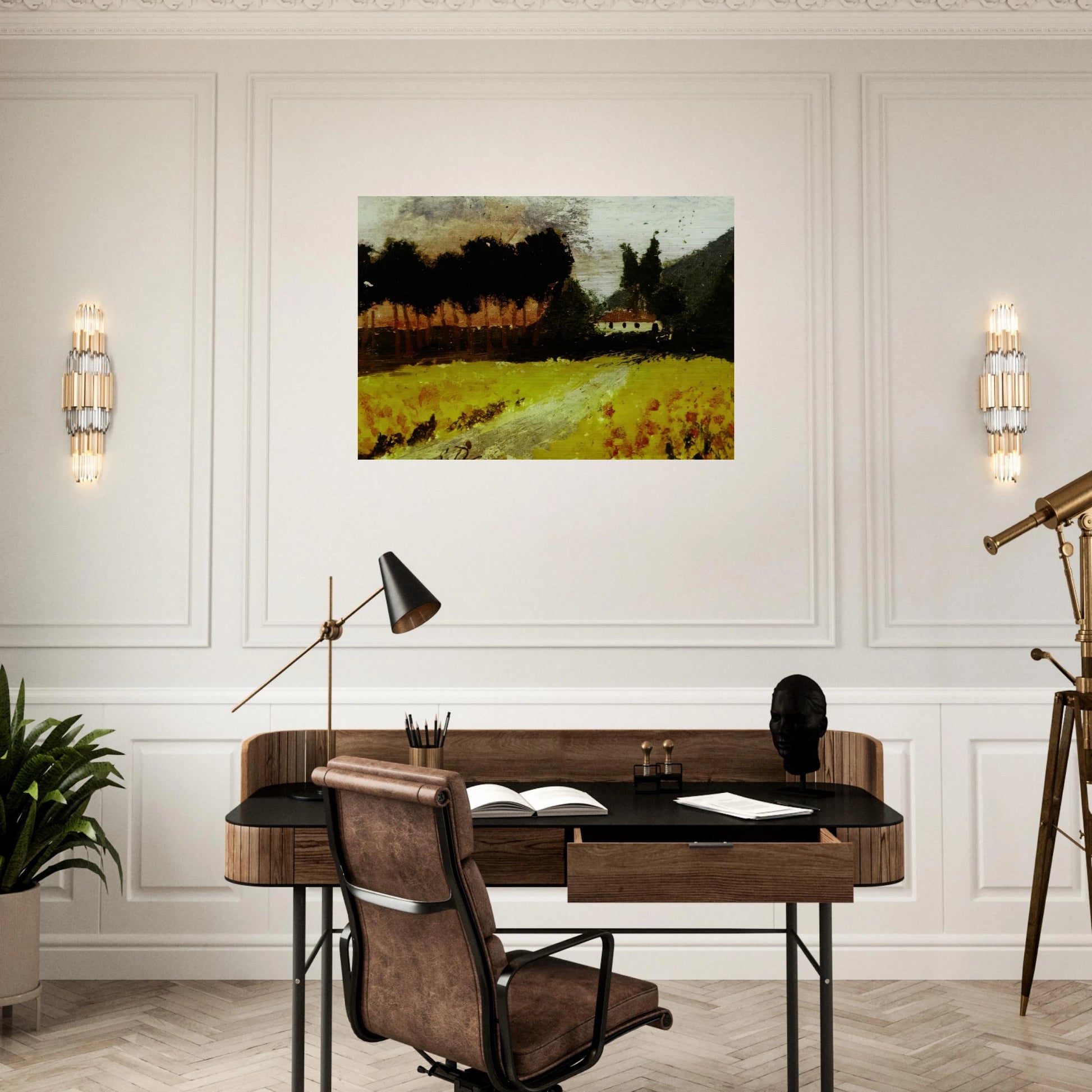 VILABERTRIN - Salvador Dali Brushed Aluminum Print - 70x100 cm / 28x40 inches | Salvador Dali Aluminum Print | Salvador Dali Prints