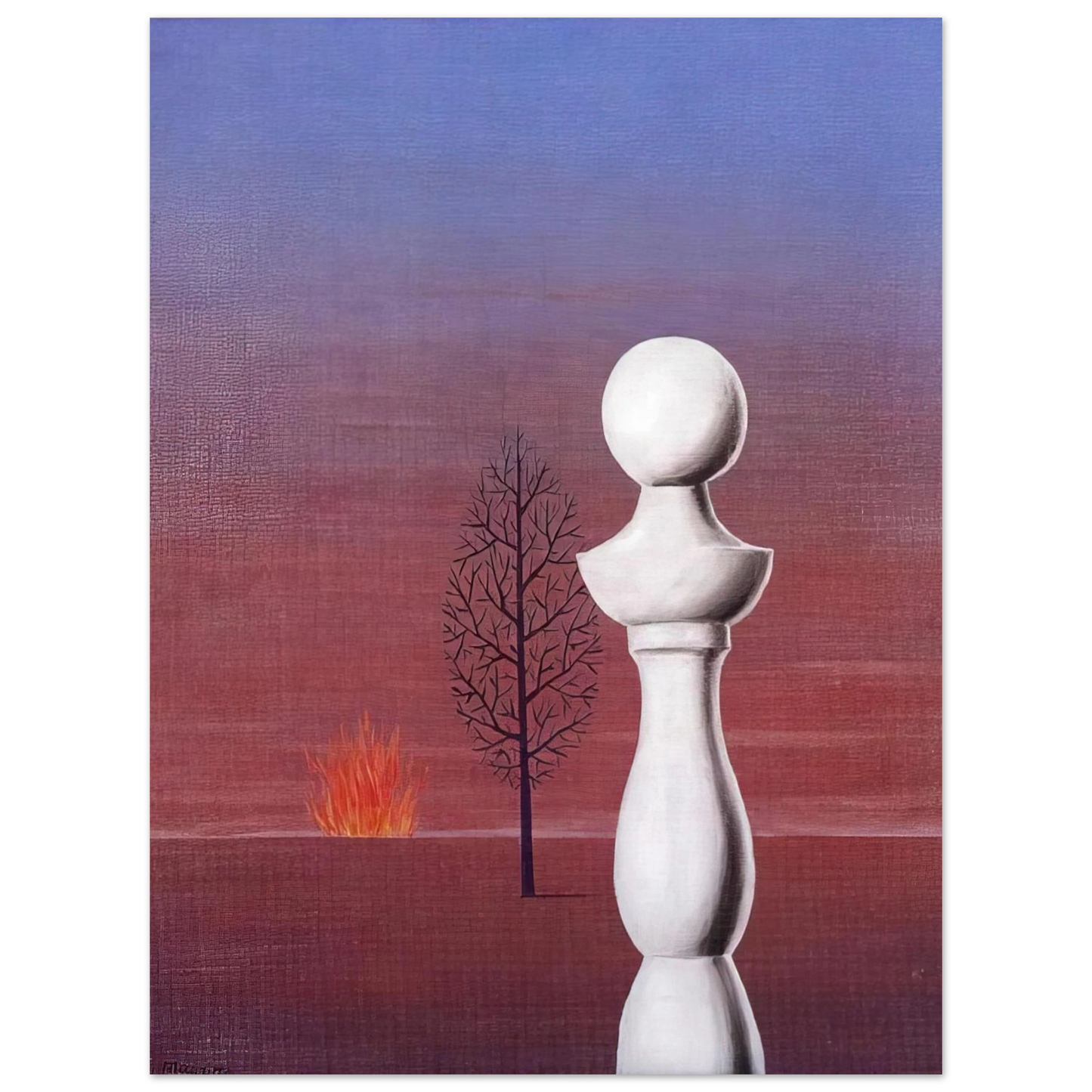 Rene Magritte - FASHIONABLE PEOPLE 1950  75x100 cm / 30x40inches Fine Art Poster