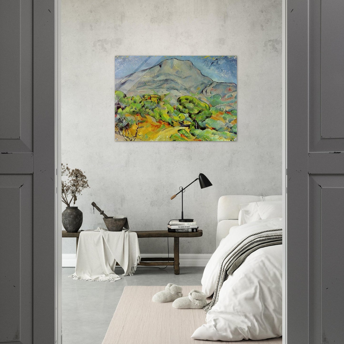 Road near Mont Sainte-Victoire - Paul Cézanne Acrylic Print - 70x100 cm / 28x40″ inches