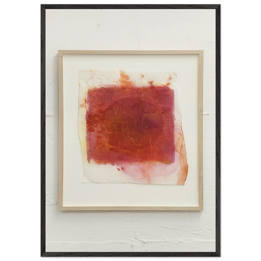 UNTITLED 2004 - Gotthard Graubner 70x100 cm / 28x40 inches Framed Art Print – Black Wooden Frame