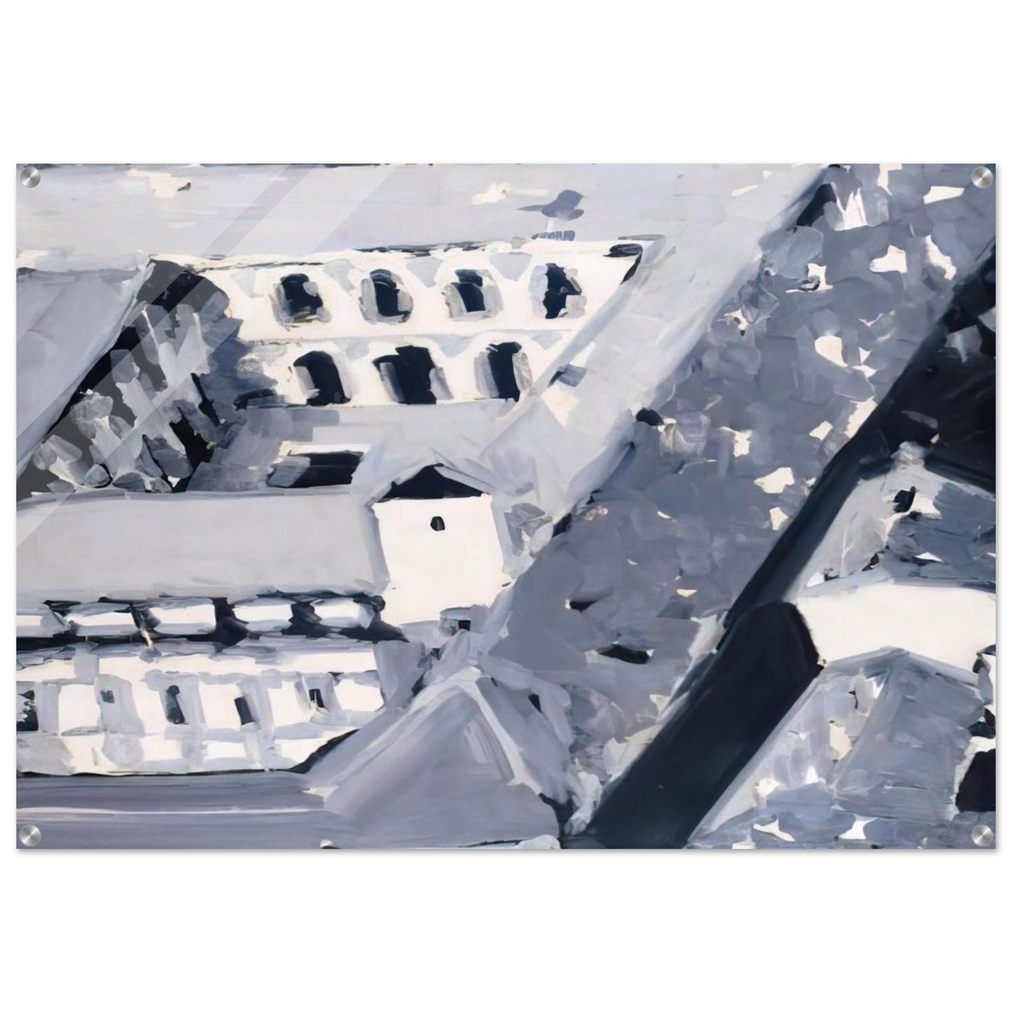 TOWNSCAPE M5 1968 - Gerhard Richter Acrylic Print - 70x100 cm / 28x40″ inches