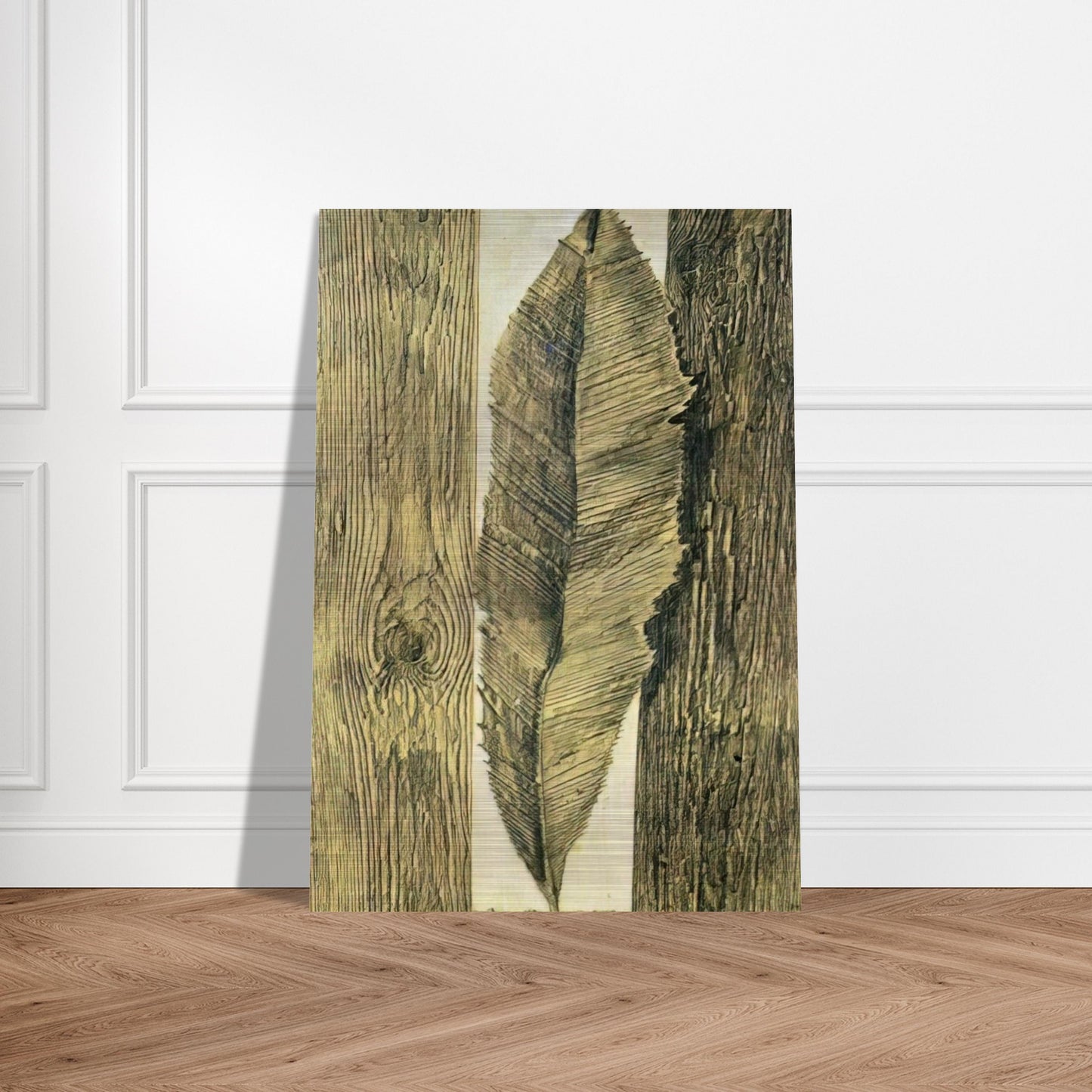 Leaf customs - Max Ernst Brushed Aluminum Print - 70x100 cm / 28x40 inches | Max Ernst Aluminum Print | Max Ernst Prints