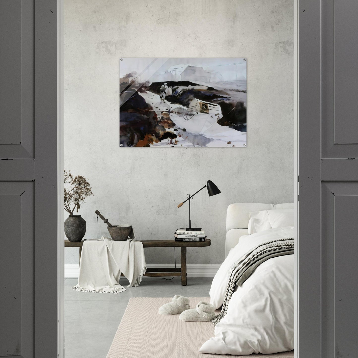THE WHITE DORY 1941 - Andrew Wyeth Acrylic Print - 70x100 cm / 28x40″ inches