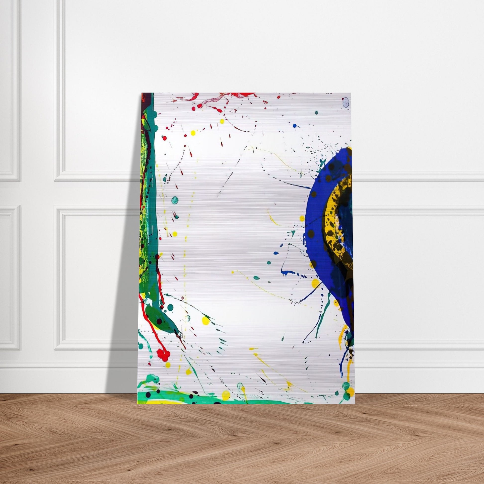 Untitled  SF-315  - Sam Francis Brushed Aluminum Print - 70x100 cm / 28x40 inches | Sam Francis Aluminum Print | Sam Francis Prints