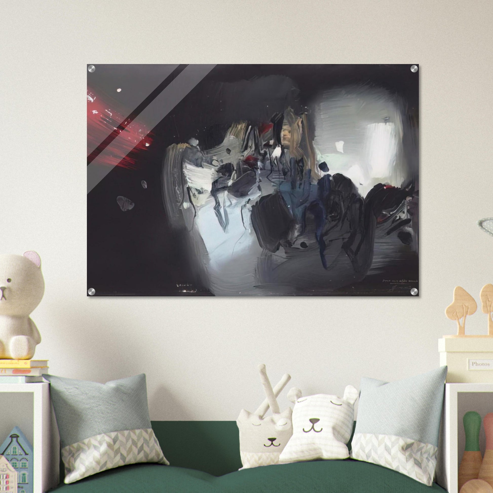 COMPOSITION 1972 - Chu teh Chun Acrylic Print - 70x100 cm / 28x40″ inches