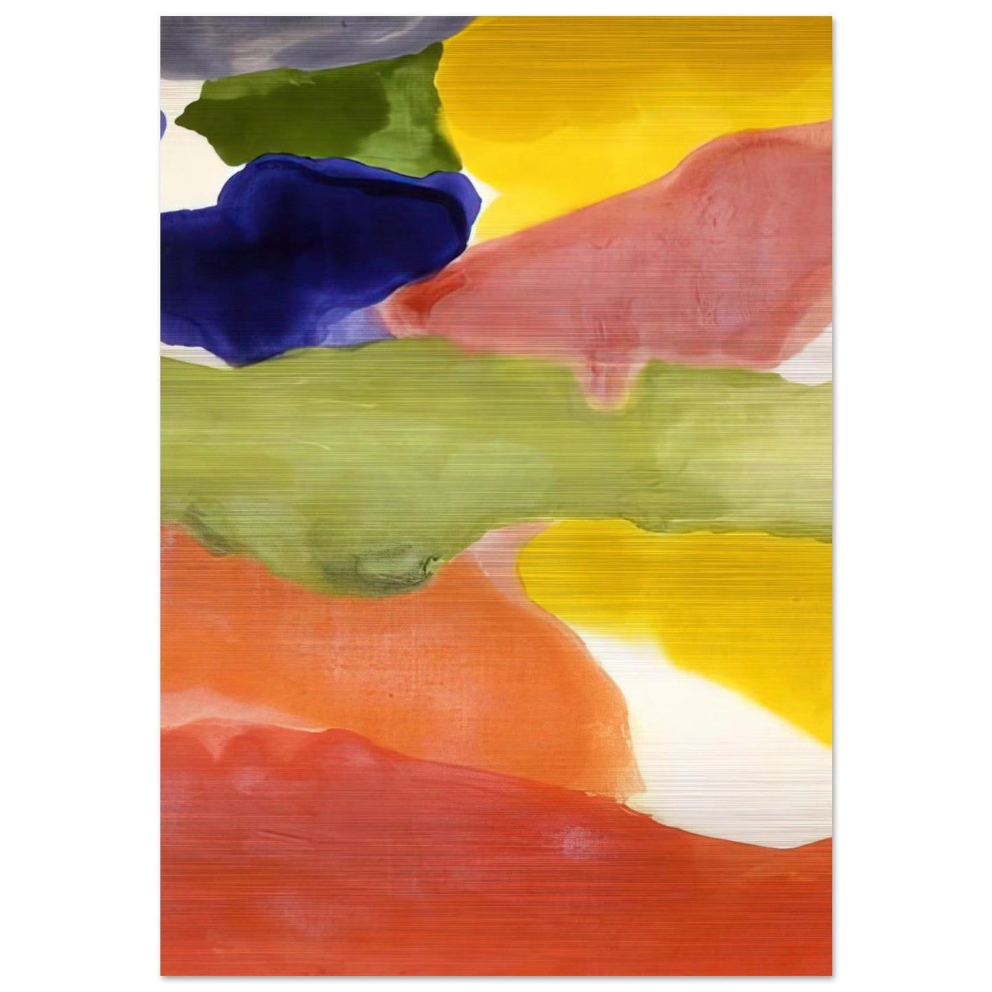 Tutti-Fruitti - 1966 - Helen Frankenthaler Brushed Aluminum Print - 70x100 cm / 28x40 inches | Helen Frankenthaler Aluminum Print | Helen Frankenthaler Prints