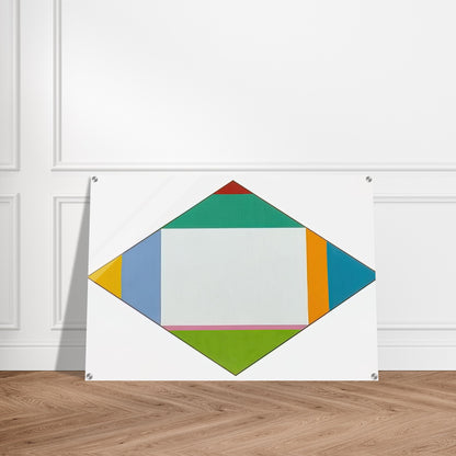 Expansion in Four Directions - 1962 - Max Bill Acrylic Print - 70x100 cm / 28x40″ inches | Max Bill Wall Art | Max Bill Prints