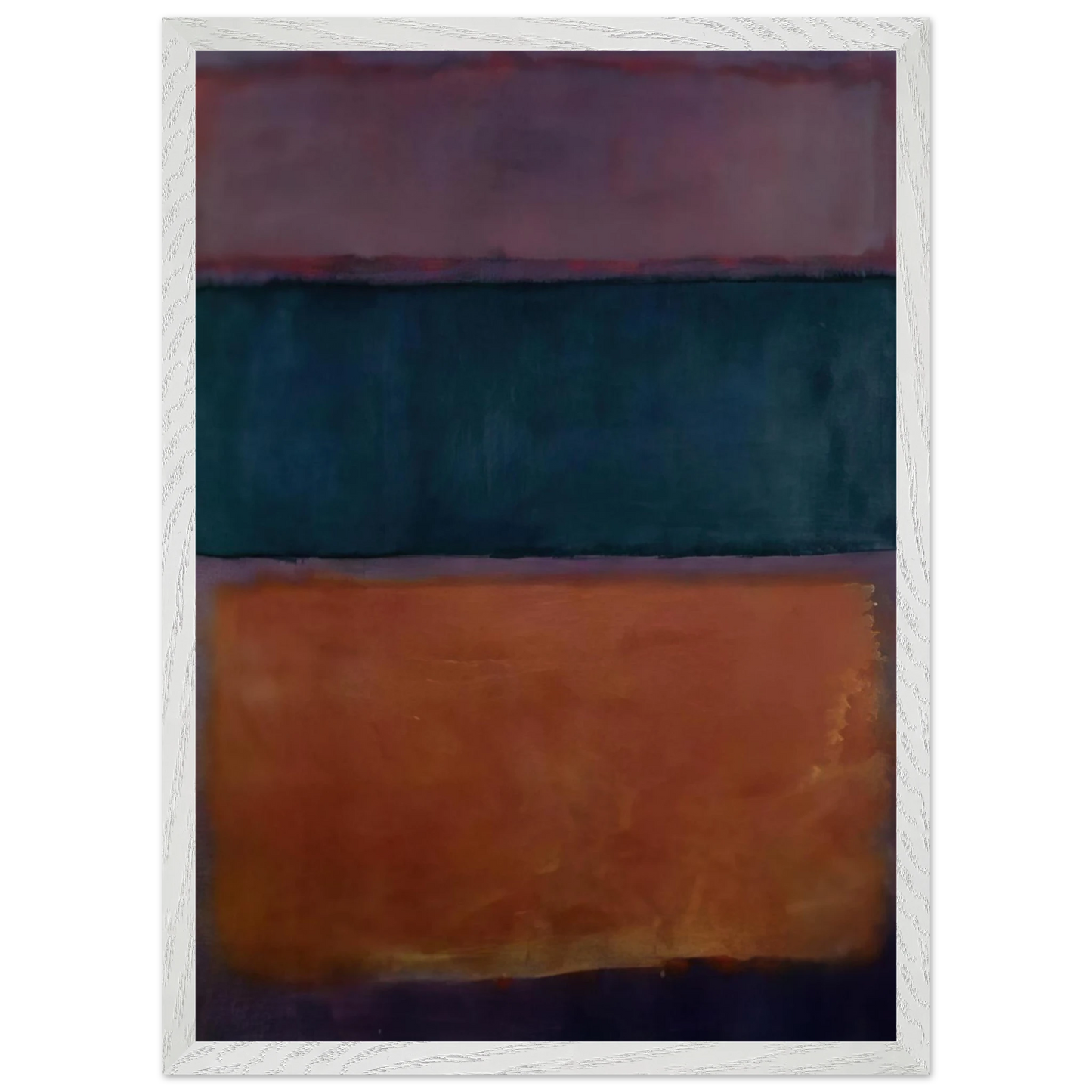 Helen Frankenthaler - Untitled - 1963 Wall art - 50x70 cm / 20x28 inches - Premium Wooden Framed Poster With Fine Art Paper-canvas - Wood frame