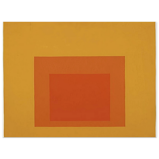 Josef Albers - HOMAGE TO THE SQUARE 1967  75x100 cm / 30x40inches Fine Art Poster
