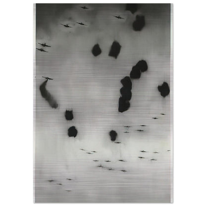 FLIEGER 1964 - Gerhard Richter Brushed Aluminum Print - 70x100 cm / 28x40 inches | Gerhard Richter Aluminum Print | Gerhard Richter Prints