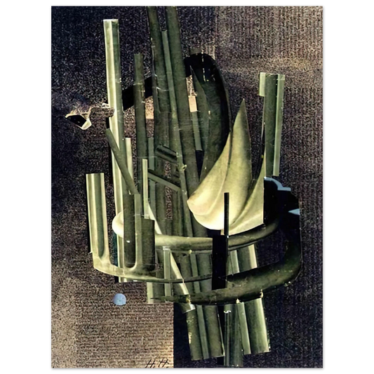 Hannah Hoch - RAUMFAHRT 1956  75x100 cm / 30x40inches Fine Art Poster
