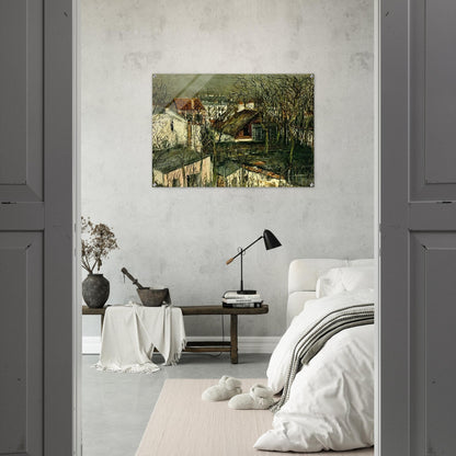 THE BERLIOZ HOUSE - Maurice Utrillo Acrylic Print - 70x100 cm / 28x40″ inches