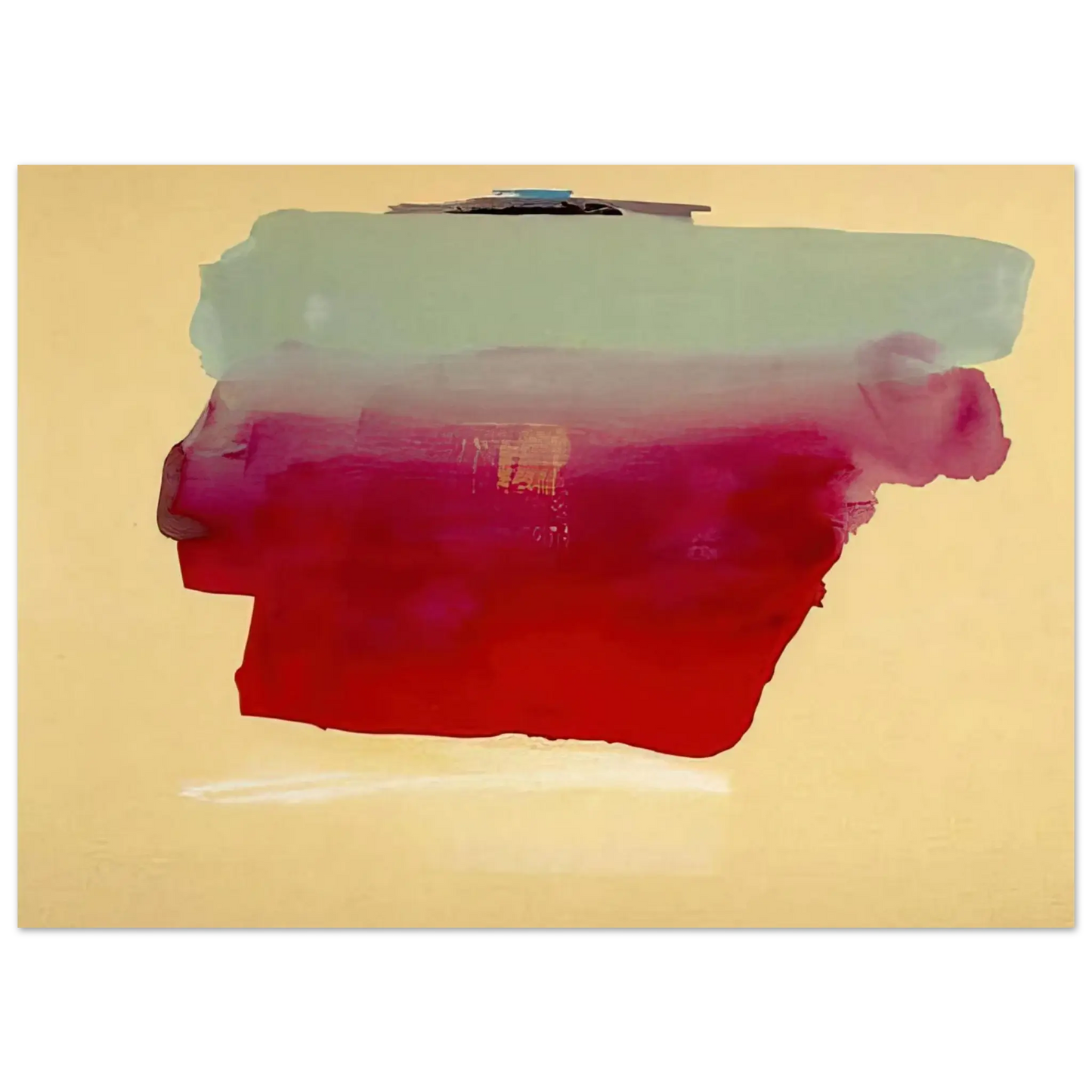 Helen Frankenthaler - Robinson s Wrap - 1974 Wall art - 20x25 cm / 8x10 Inches - Fine Art Poster - -