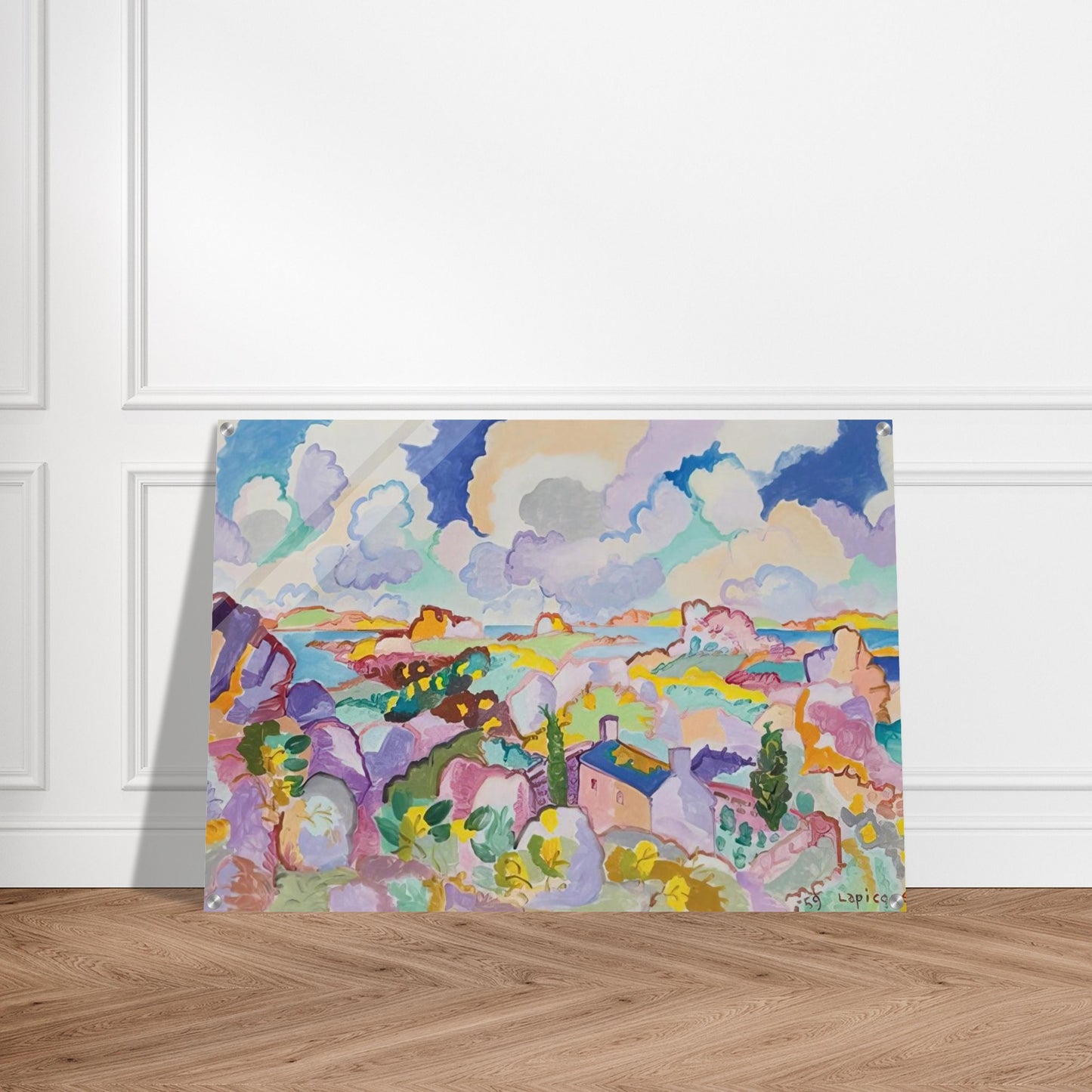 Printemps en Bretagne - 1959 - Charles Lapicque Acrylic Print - 70x100 cm / 28x40″ inches