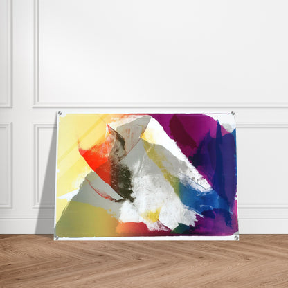 Abstract Composition - Paul Jenkins Acrylic Print - 70x100 cm / 28x40″ inches