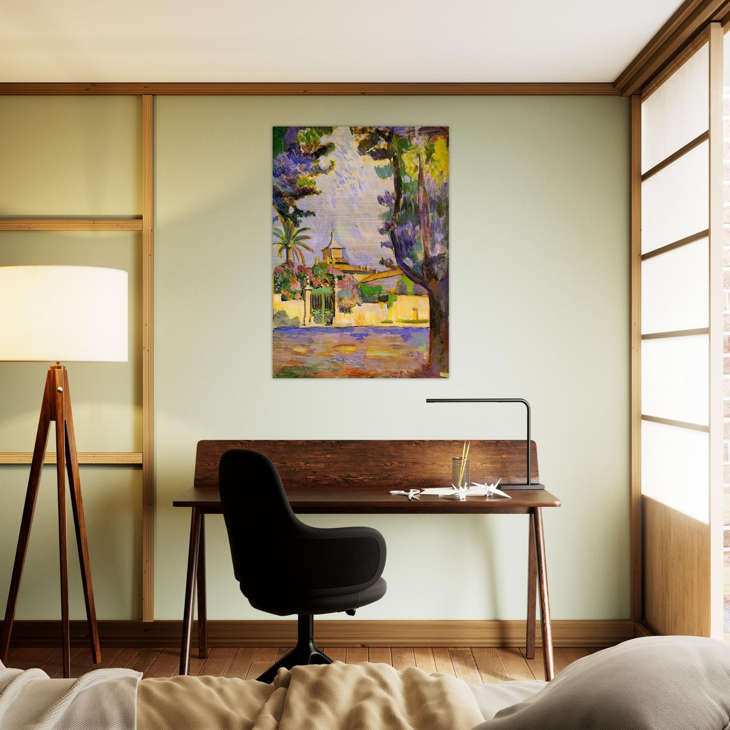 PLACE DES LICES ST TROPEZ 1904 - Henri Matisse Brushed Aluminum Print - 70x100 cm / 28x40 inches | Henri Matisse Aluminum Print | Henri Matisse Prints