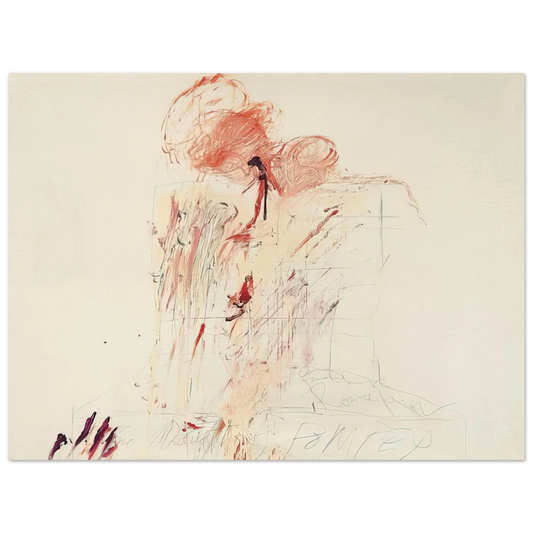 Cy Twombly - Death of Pompey  Rome   75x100 cm / 30x40inches Fine Art Poster