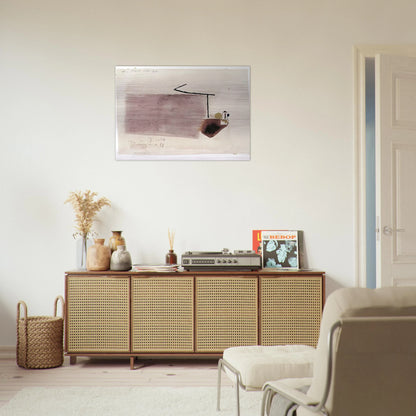 14.X.58 - 1958 - Julius Bissier Brushed Aluminum Print - 70x100 cm / 28x40 inches | Julius Bissier Aluminum Print | Julius Bissier Prints