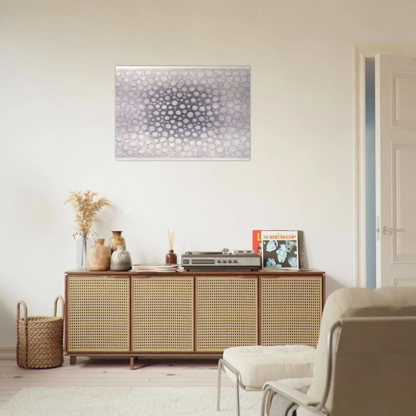 Light Gathers to the Question of No - Richard Pousette-Dart Brushed Aluminum Print - 70x100 cm / 28x40 inches | Richard Pousette-Dart Aluminum Print | Richard Pousette-Dart Prints