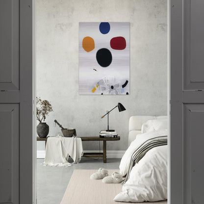 White Line #2 - 1968 - Adolph Gottlieb Brushed Aluminum Print - 70x100 cm / 28x40 inches | Adolph Gottlieb Aluminum Print | Adolph Gottlieb Prints