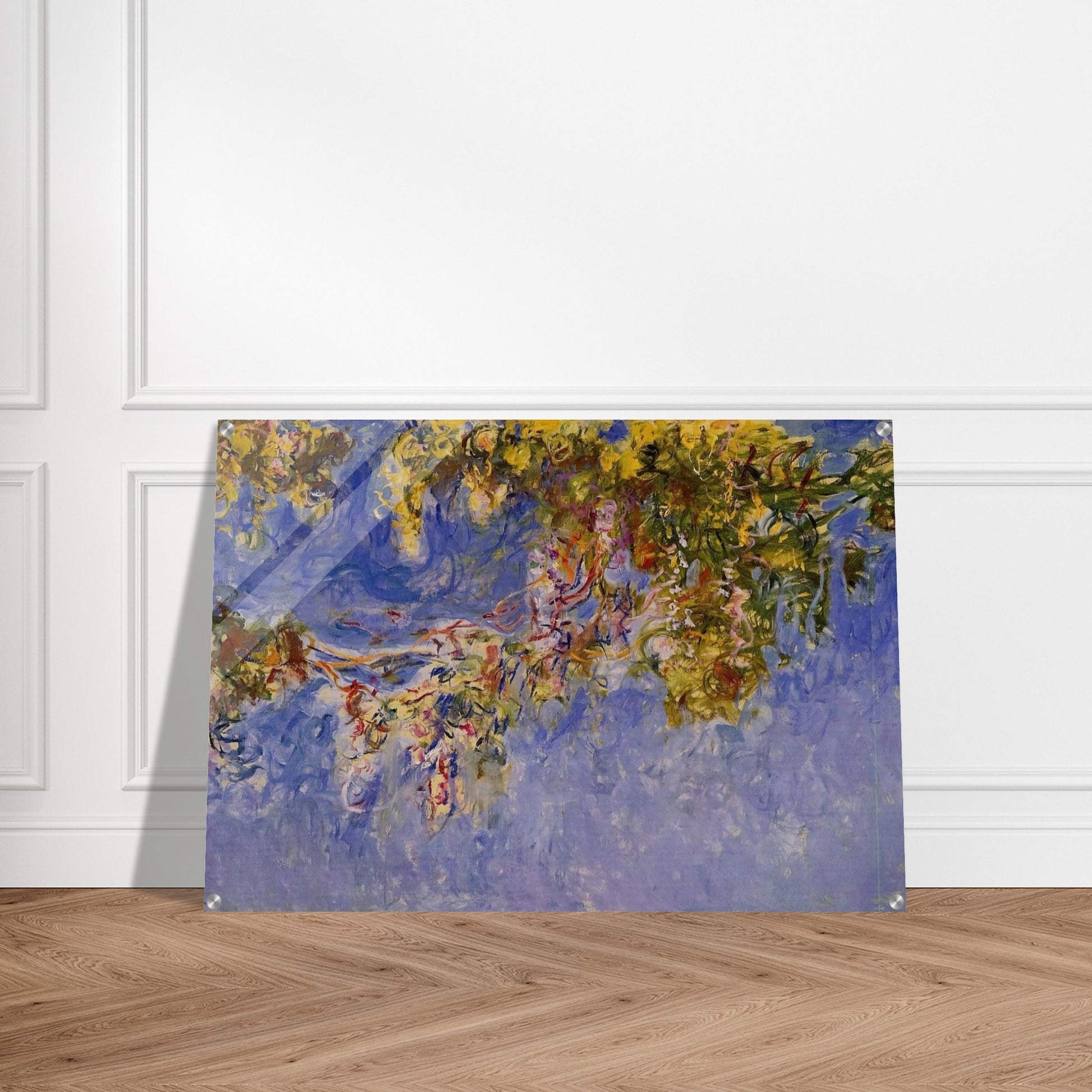 Wisteria - claude monet Acrylic Print - 70x100 cm / 28x40″ inches