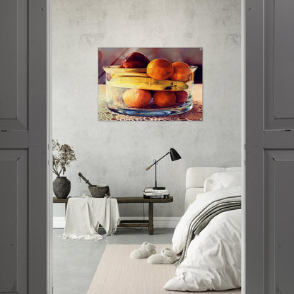 Bowl’d Banana - 1981 - Mary Pratt Acrylic Print - 70x100 cm / 28x40″ inches | Mary Pratt Wall Art | Mary Pratt Prints