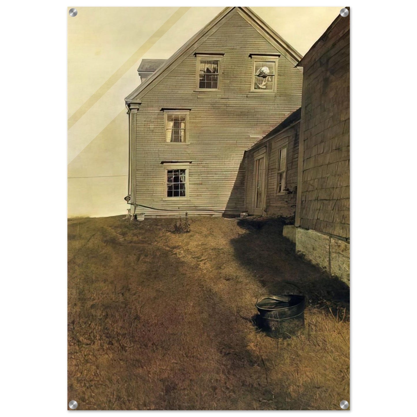 WEATHERSIDE - Andrew Wyeth Acrylic Print - 70x100 cm / 28x40″ inches | Andrew Wyeth Wall Art | Andrew Wyeth Prints