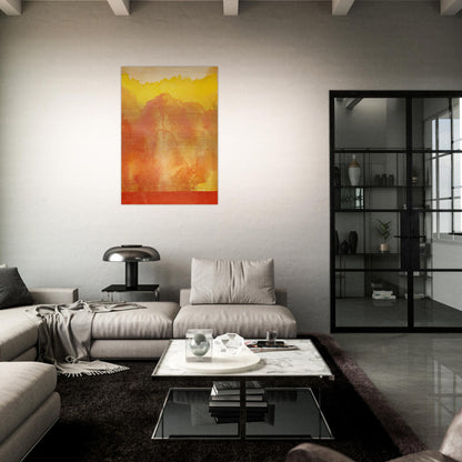 Pathfinder - 1970 - Ronnie Landfield Brushed Aluminum Print - 70x100 cm / 28x40 inches | Ronnie Landfield Aluminum Print | Ronnie Landfield Prints