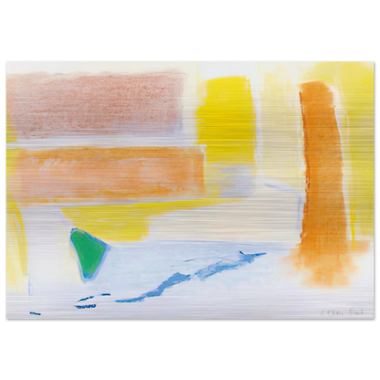 UNTITLED 1996 - Esteban Vicente Brushed Aluminum Print - 70x100 cm / 28x40 inches | Esteban Vicente Aluminum Print | Esteban Vicente Prints